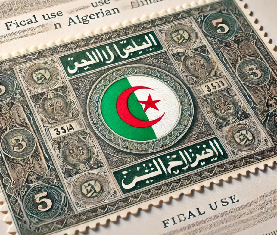 timbre fiscal algérie 2025